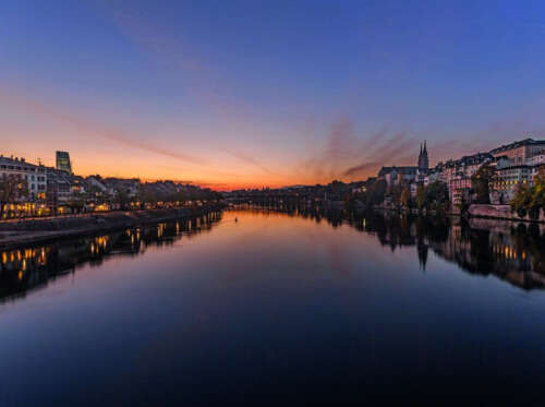 Rhein Panorama Basel Rhine Panorama Basel