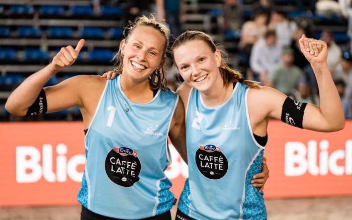 Sportlerin im Aufwind Muriel