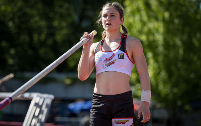 Sportlerin im Aufwind Pascale