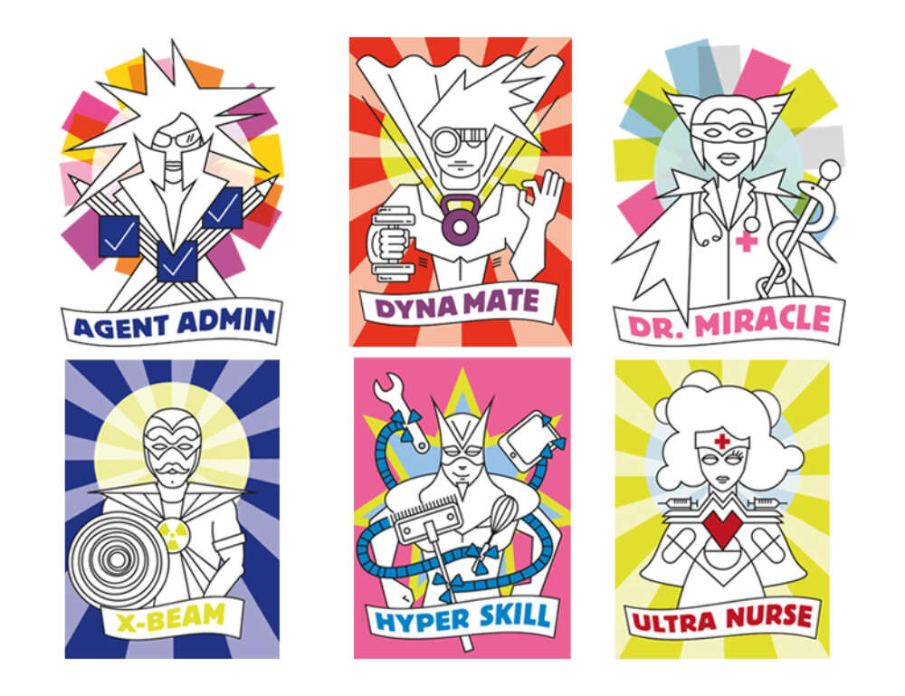 Merian superheroes